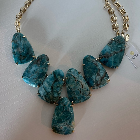 NWT Kendra Scott Harlow statement necklace Rare - Picture 6 of 6